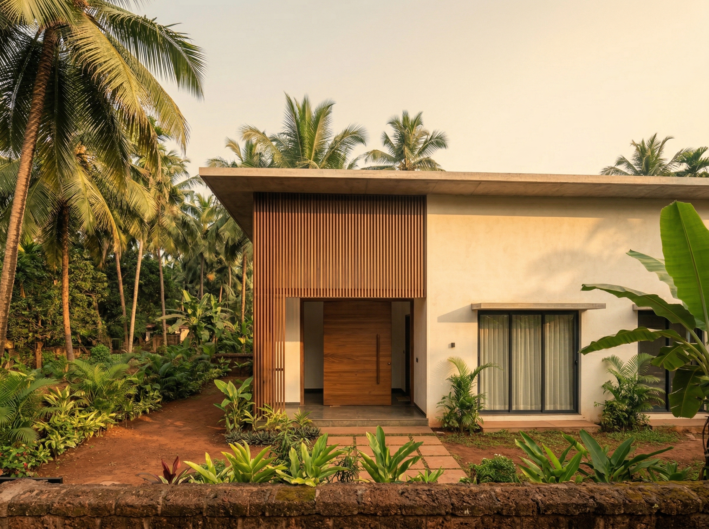 Rural retreat elevation by an Ongrid Design homeowner